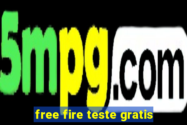 free fire teste gratis